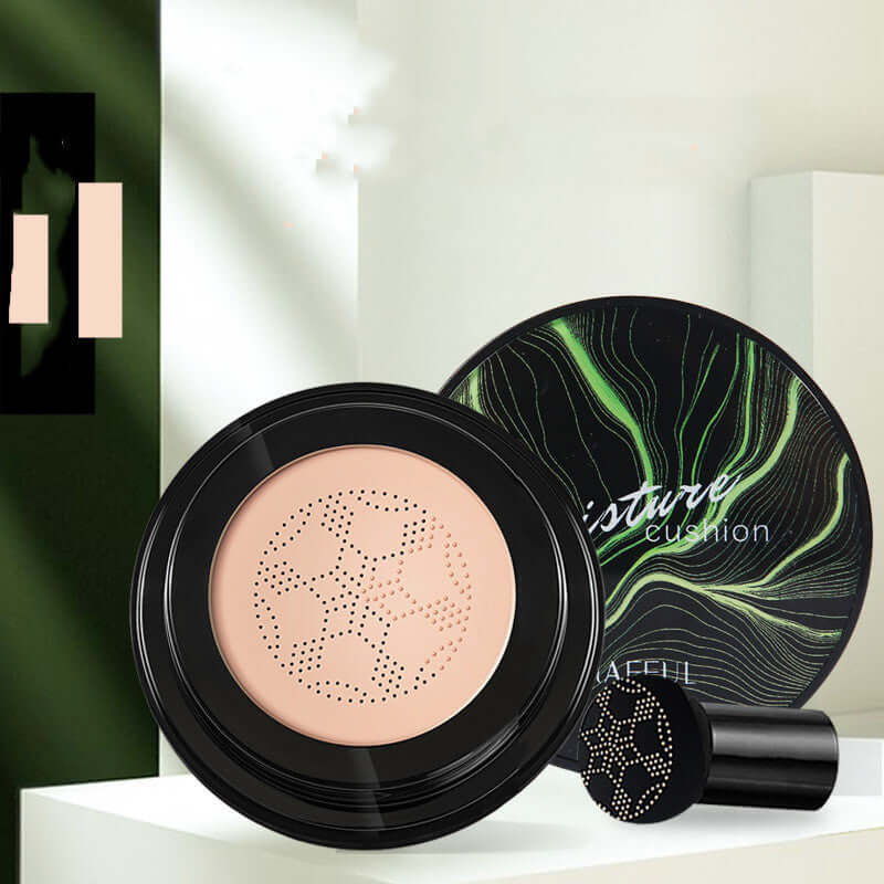 Air Cushion BB Cream packaging showcasing a lightweight foundation for a flawless, airbrushed look.