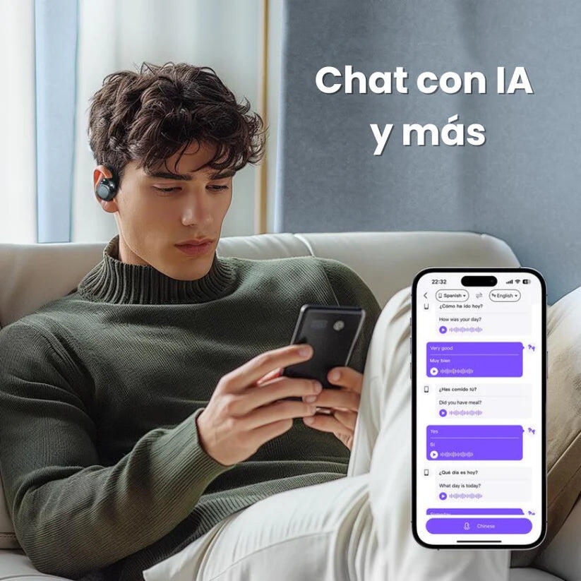 AURICULARES TRADUCTORES A TIEMPO REAL