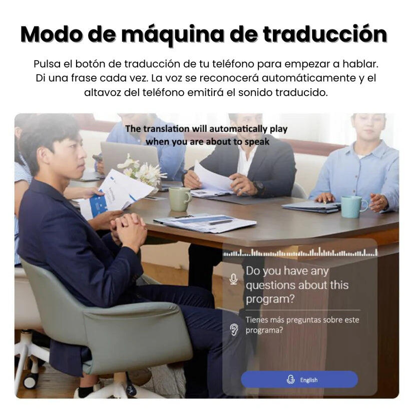 AURICULARES TRADUCTORES A TIEMPO REAL
