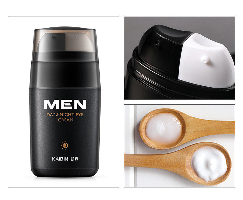 KAIBIN MEN – Crema de Ojos Día y Noche para Reducir Ojeras, Bolsas y Líneas de Expresión