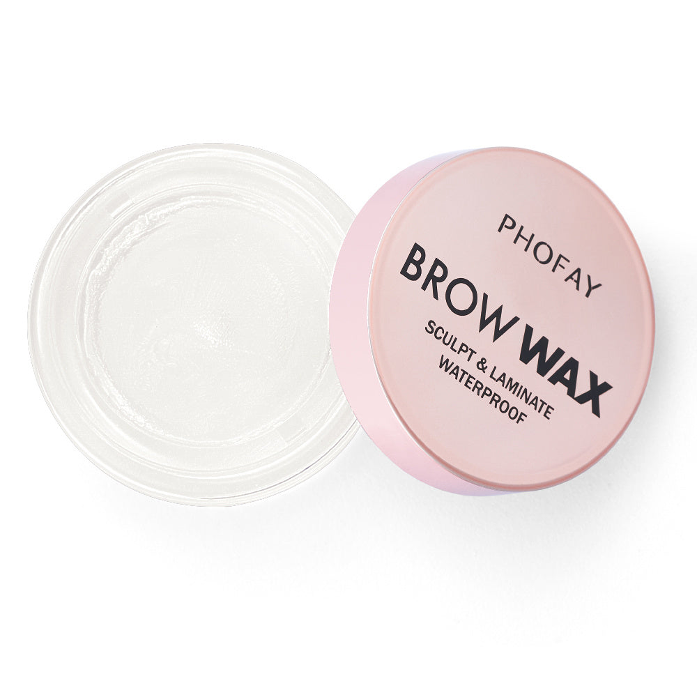 PHOFAY Brow Wax – Fijación de Hasta 24 Horas | Efecto Volumen 3D | Cera Transparente para Cejas