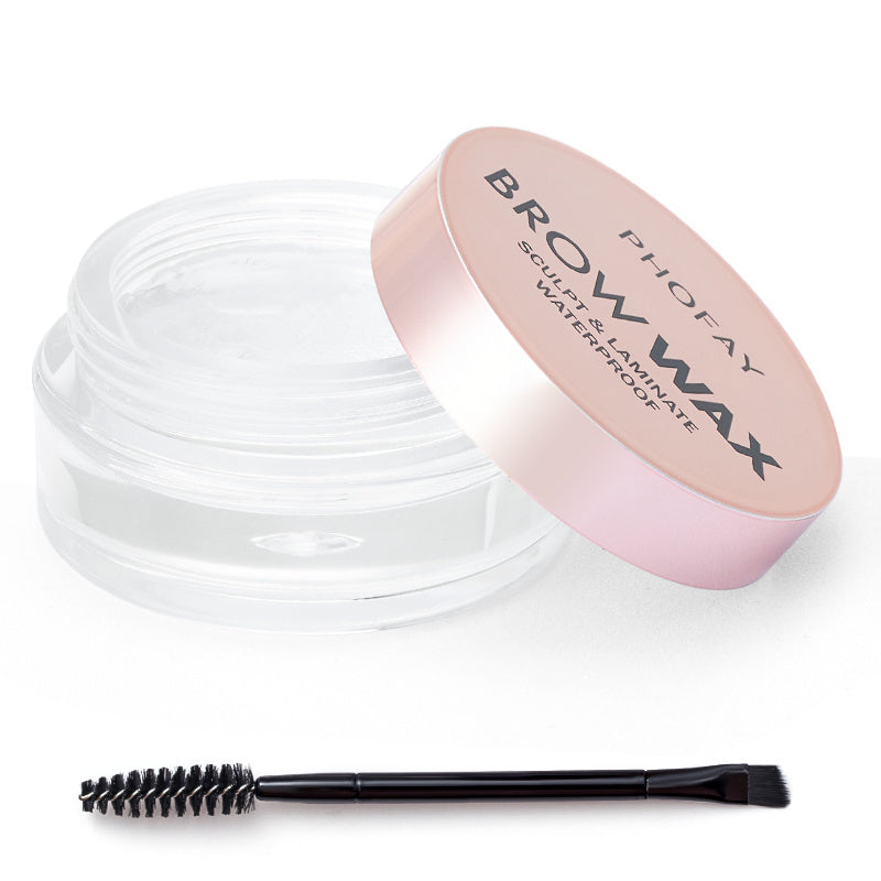 PHOFAY Brow Wax – Fijación de Hasta 24 Horas | Efecto Volumen 3D | Cera Transparente para Cejas