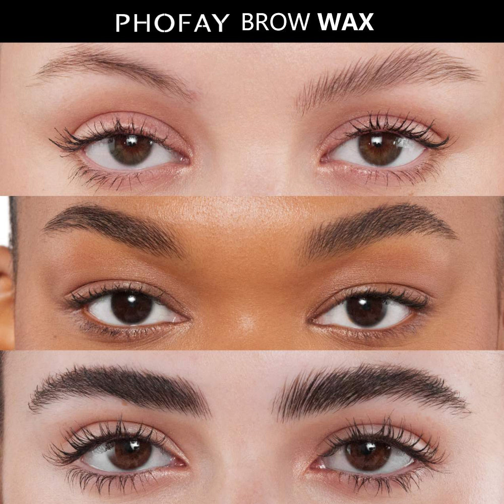 PHOFAY Brow Wax – Fijación de Hasta 24 Horas | Efecto Volumen 3D | Cera Transparente para Cejas
