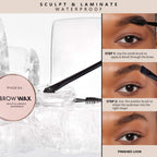 PHOFAY Brow Wax – Fijación de Hasta 24 Horas | Efecto Volumen 3D | Cera Transparente para Cejas