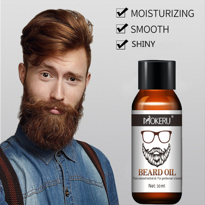 Aceite para Barba MOKERU 30ml – Nutrición Natural y Estilo para Caballeros