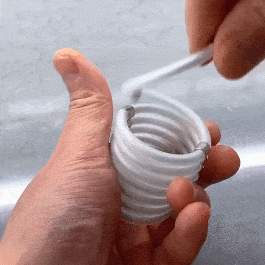 CABLE DE CARGA MAGNÉTICO PARA TELÉFONO CON BOBINADO AUTOMÁTICO