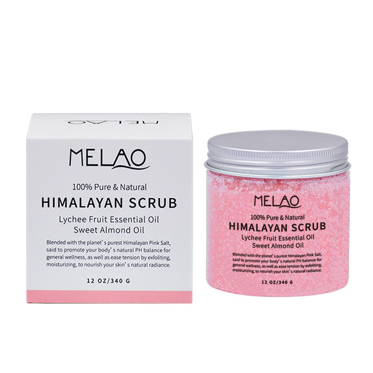 Himalayan Scrub MELAO – Exfoliante Natural que Deja Tu Piel Suave, Hidratada y Radiante