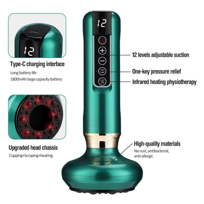 SMART MASSAGER WITH INFRARED SUCTION CUP