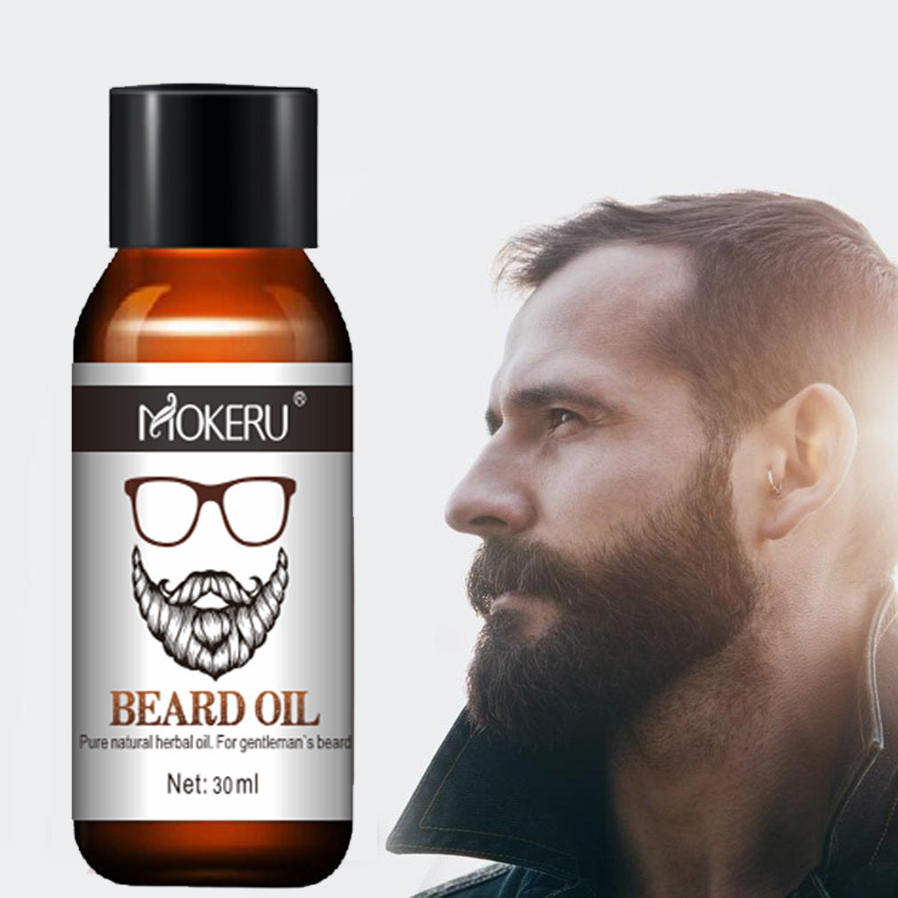 Aceite para Barba MOKERU 30ml – Nutrición Natural y Estilo para Caballeros