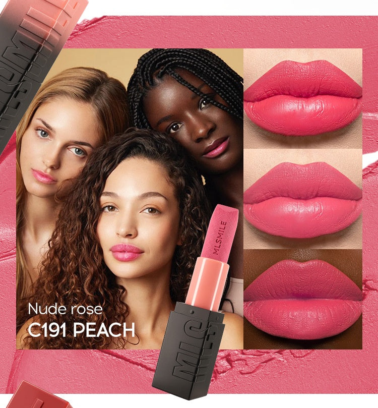 LÁPIZ LABIAL MLSMILE - SET DE 3 Labios Perfectos en 10 Segundos – Sin Retoques, Sin Complicaciones