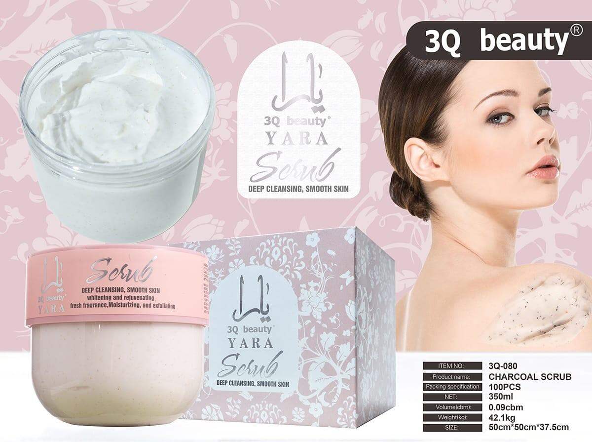 Exfoliante Corporal 3Q  de YARA – Cuidado Intenso y Renovador