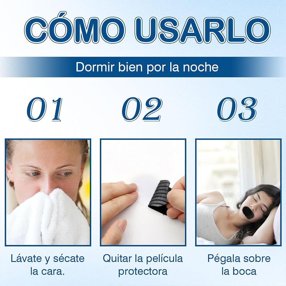 ANTI-SNORING MOUTH STRIPS.