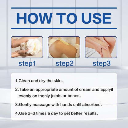 Cream with bee venom to relieve joint and bone pain