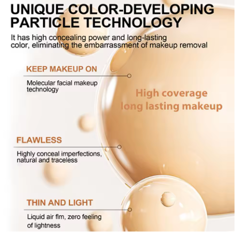 MAOJUI Base Espectral 4 en 1 con Suero y SPF 50 – Piel Radiante, Protegida y Natural