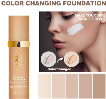 MAOJUI Base Espectral 4 en 1 con Suero y SPF 50 – Piel Radiante, Protegida y Natural